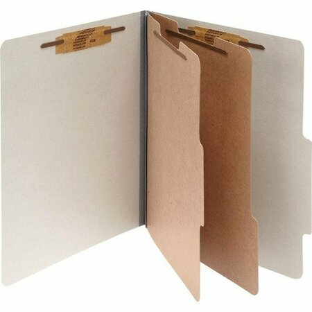 GBC OFFICE PRODUCTS GROUP ACCO 16056, PRESSBOARD CLASSIFICATION FOLDERS, 2 DIVIDERS, LEGAL SIZE, MIST GRAY, 10PK ACC16056